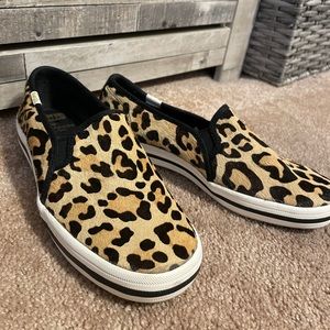 Keds x Kate Spade NewYork Calf Hair Slip ons